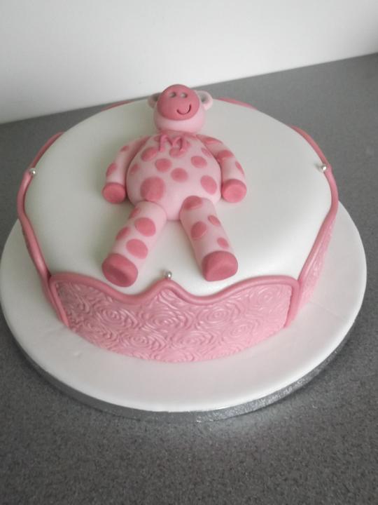pink animal cake